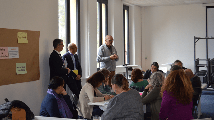 workshop pacte, image de la conference carif